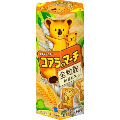 ロッテ コアラのマーチ 全粒粉ｉｎ旨ビス４６ｇ 【新商品 3/18 発売】 【今月の特売 菓子】 △ 【購入入数１０個】