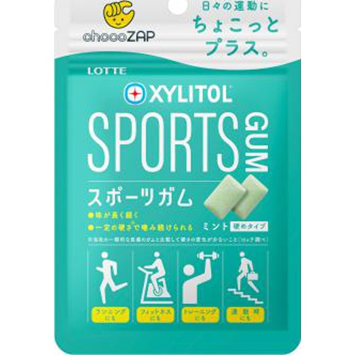 ロッテ キシリトールスポーツガムミント２１ｇ □お取り寄せ品 【購入入数８０個】