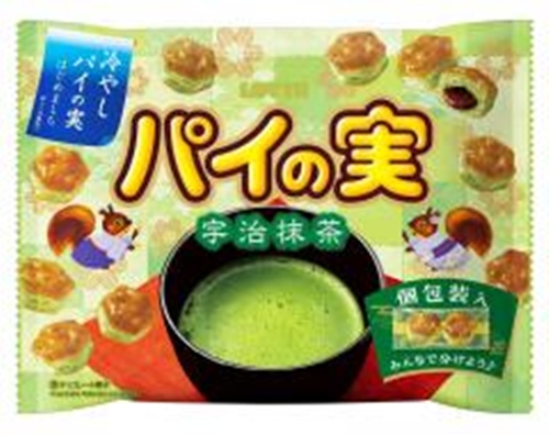 ロッテ パイの実シェアパック宇治抹茶 １２４ｇ 【新商品 6/17 発売】  【購入入数１８個】