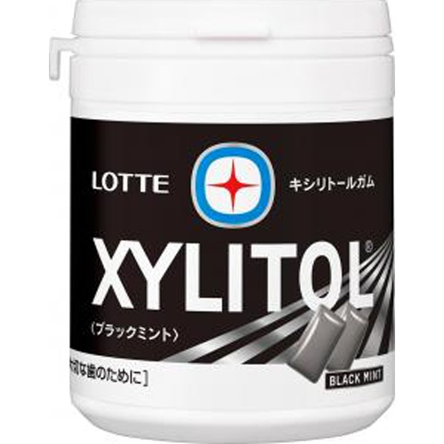 ロッテ キシリブラックミントボトル １３３ｇ □お取り寄せ品 【購入入数３６個】
