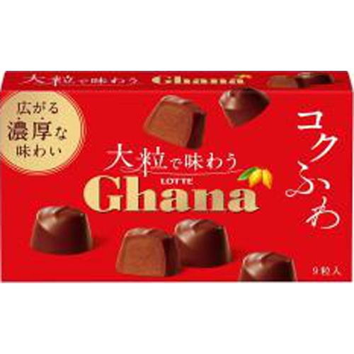 ロッテ 大粒で味わうガーナ ９粒 □お取り寄せ品 【購入入数８０個】