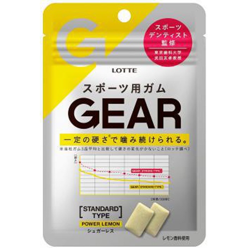 ロッテ ＧＥＡＲスタンダードタイプレモン ２１ｇ □お取り寄せ品 【購入入数８０個】