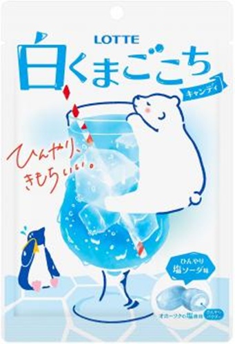 ロッテ 白くまごこちキャンディ袋６０ｇ 【新商品 6/17 発売】 △ 【購入入数６個】