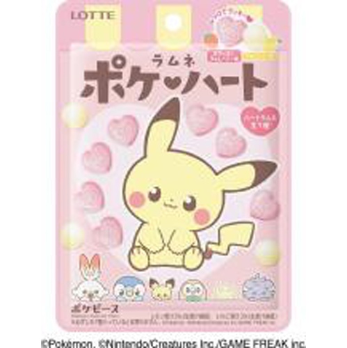 ロッテ ポケハートラムネ ４０ｇ（ポケモン） □お取り寄せ品 【購入入数８０個】