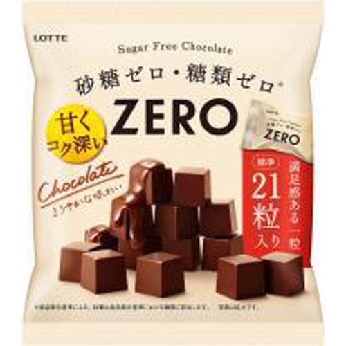 ロッテ ゼロチョコレート袋 ８４ｇ □お取り寄せ品 【購入入数１８個】
