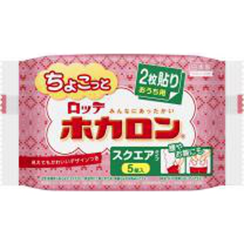 ロッテ ちょこっとホカロンスクエア５Ｐ □お取り寄せ品 【購入入数４８個】