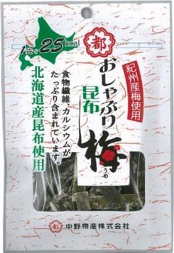 中野 おしゃぶり昆布 梅１０ｇ □お取り寄せ品 【購入入数１０個】