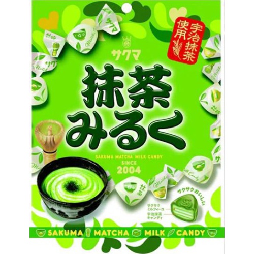 サクマ 抹茶みるく ５８ｇ □お取り寄せ品 【購入入数１０個】