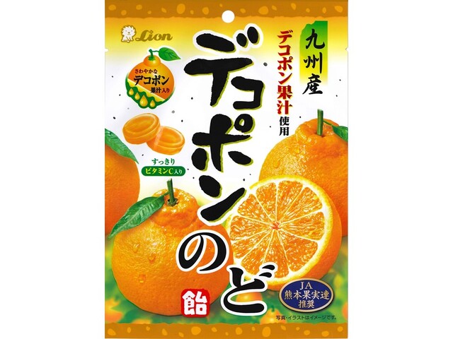 ライオン デコポンのど飴 ７７ｇ □お取り寄せ品 【購入入数１８個】