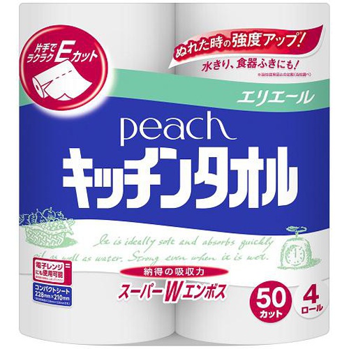ダイオー ピーチキッチンタオル４Ｒ 【今月の特売 雑貨】 △ 【購入入数１個】