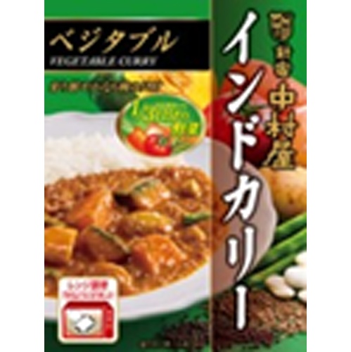 中村屋 インドカリー ベジタブル１９０ｇ △ 【購入入数５個】