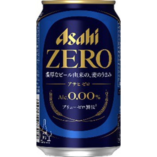 アサヒ ゼロ ３５０ｍｌ［ノンアルコール］ □お取り寄せ品 【購入入数２４個】