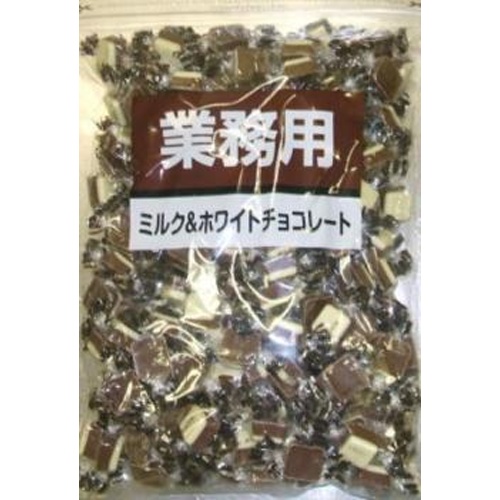 ★寺沢 ミルク＆ホワイトチョコレート１ｋｇ業務用 △ 【購入入数１個】