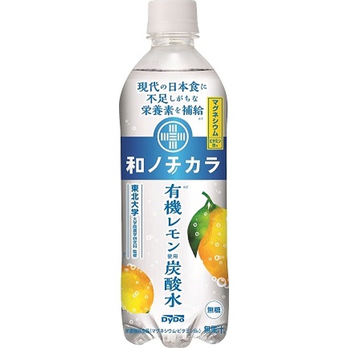 ダイドー 和ノチカラ 有機レモン使用炭酸水Ｐ５００ 【今月の特売 飲料水】 □お取り寄せ品 【購入入数２４個】