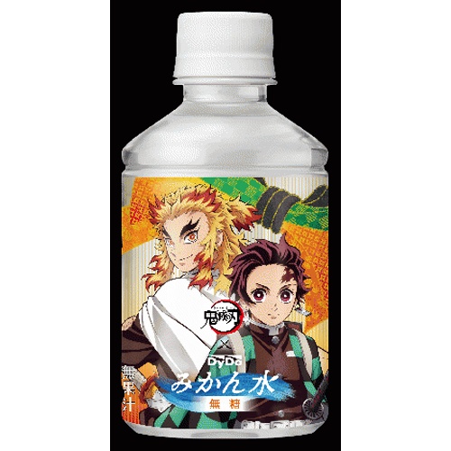 ダイドー 鬼滅の刃みかん水 無糖Ｐ２８０ｍｌ 【数量限定】 □お取り寄せ品 【購入入数２４個】