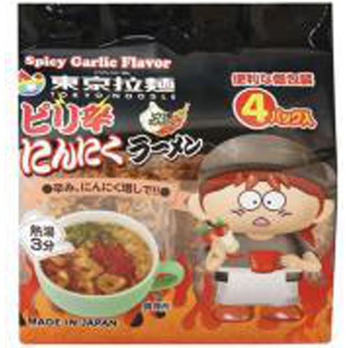 東京拉麺 ピリ辛ニンニク１１２ｇ □お取り寄せ品 【購入入数４８個】（入荷までお時間がかかります）