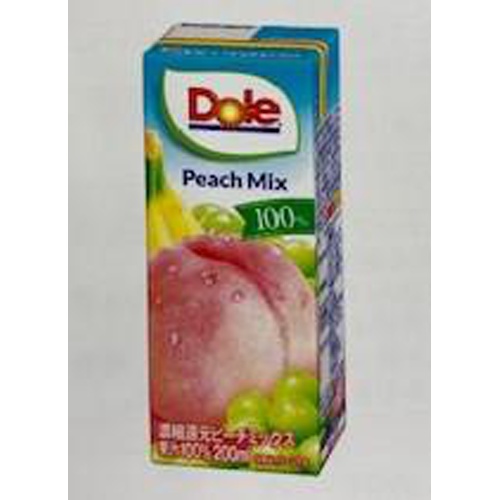 Ｄｏｌｅ ピーチミックス１００％２００ｍｌ □お取り寄せ品 【購入入数３個】