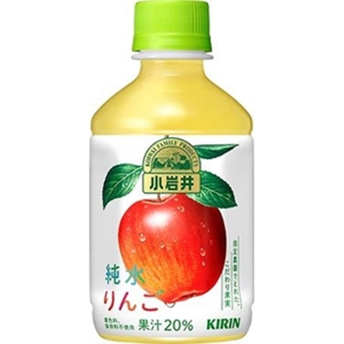 小岩井 純水りんご Ｐ２８０ｍｌ 【今月の特売 飲料水】 □お取り寄せ品 【購入入数２４個】