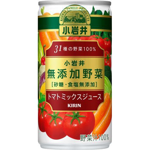 小岩井 無添加野菜３１種の野菜１００％ 缶１９０ｇ 【今月の特売 飲料水】 □お取り寄せ品 【購入入数３０個】