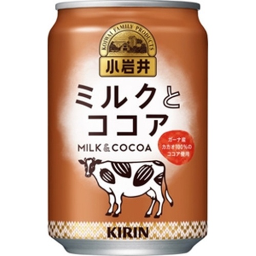 小岩井 ミルクとココア 缶２８０ｇ 【今月の特売 飲料水】 △ 【購入入数２４個】