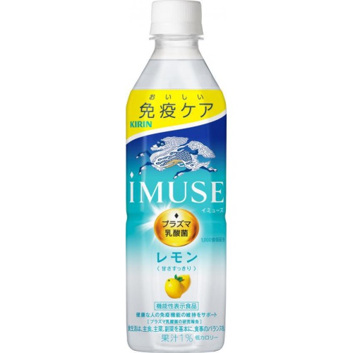 キリン イミューズ レモンＰ５００ｍｌ 【今月の特売 飲料水】 △ 【購入入数２４個】