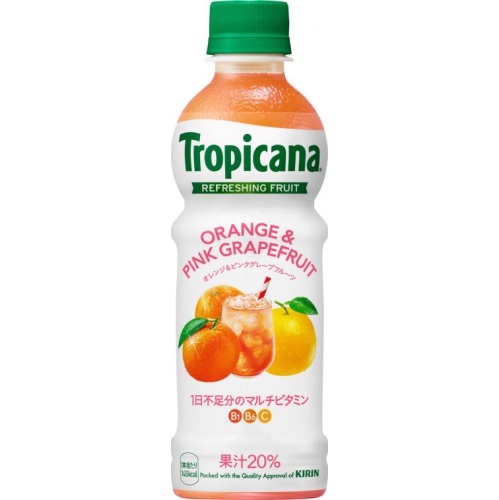 トロピカーナ リフレッシュオレンジ＆ＧＦＰ３３０ 【今月の特売 飲料水】 △ 【購入入数２４個】