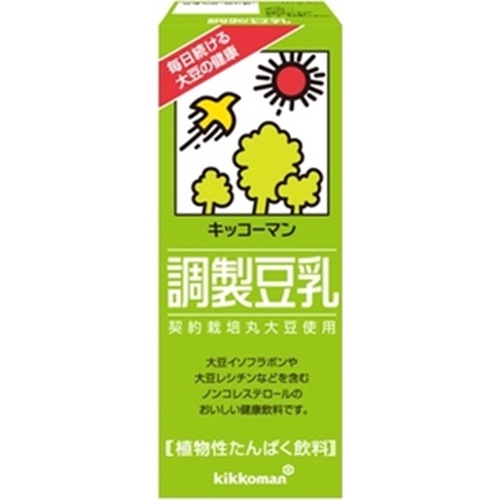 キッコーマン ソイＦ 調整豆乳２００ｍｌ △ 【購入入数１８個】