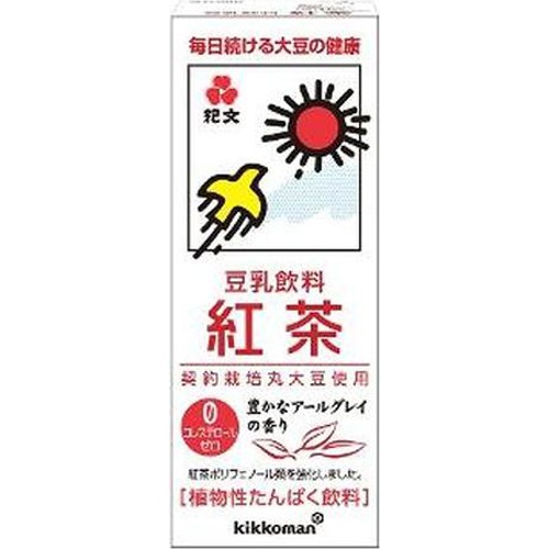 キッコーマン ソイＦ 豆乳飲料紅茶 紙２００ｍｌ □お取り寄せ品 【購入入数１８個】