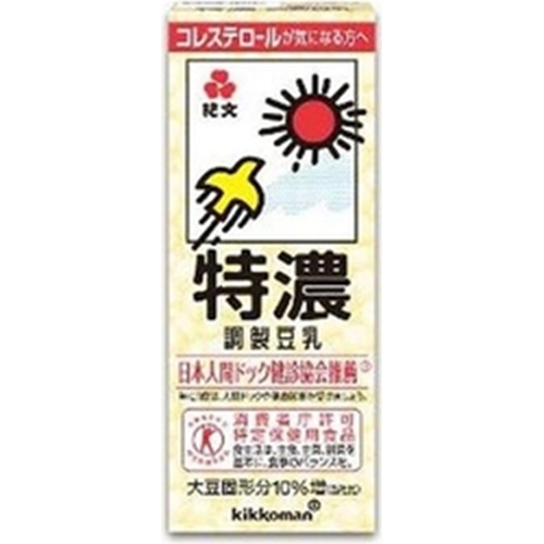 キッコーマン ソイＦ 特濃調整豆乳 紙２００ｍｌ △ 【購入入数１８個】