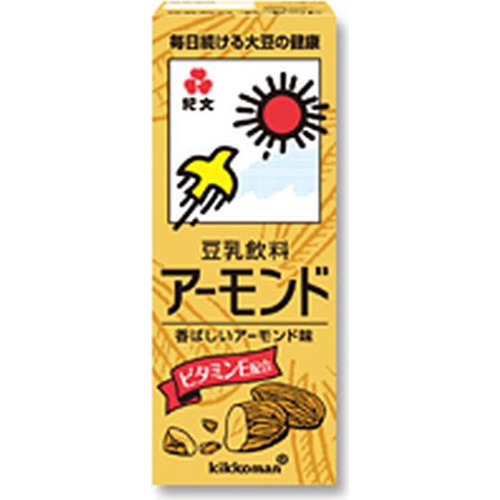 キッコーマン ソイＦ 豆乳飲料アーモンド紙２００ｍｌ △ 【購入入数１８個】