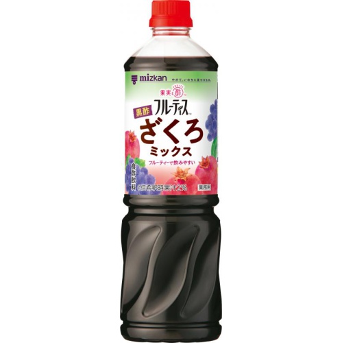 ミツカン 業フルーティス 黒酢ざくろミックス１Ｌ 【今月の特売 飲料水】 □お取り寄せ品 【購入入数８個】
