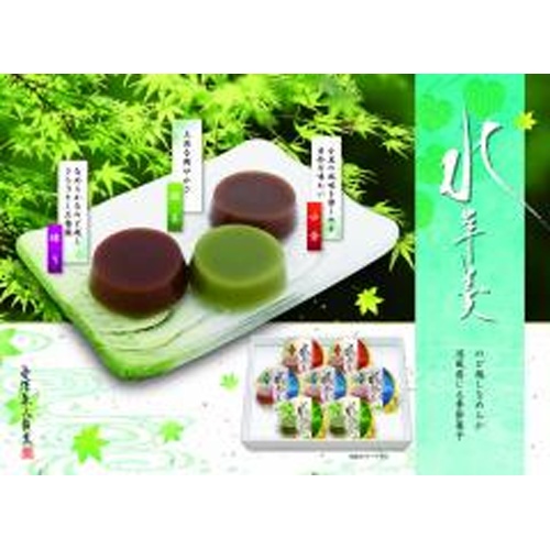 金沢兼六 水羊羹ギフト ７個 △ 【購入入数１個】（包装紙は付いておりません）