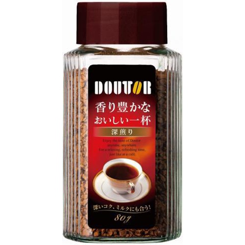 ドトール 香り豊かなおいしい一杯深煎り８０ｇ  【購入入数１２個】