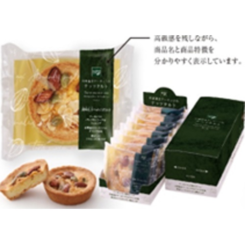 井桁堂 ハートリー自家挽きアーモンドのナッツタルト □お取り寄せ品 【購入入数６４個】