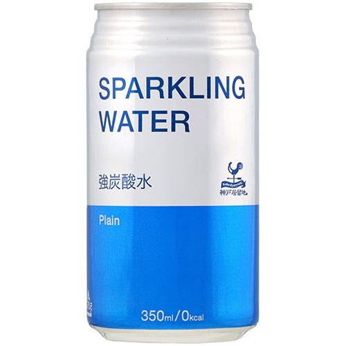 神戸居留地 炭酸水 ３５０ｍｌ □お取り寄せ品 【購入入数２４個】