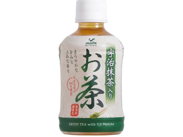 神戸居留地 宇治抹茶入りお茶 Ｐ２８０ｍｌ 【新商品 10/4 発売】 □お取り寄せ品 【購入入数２４個】