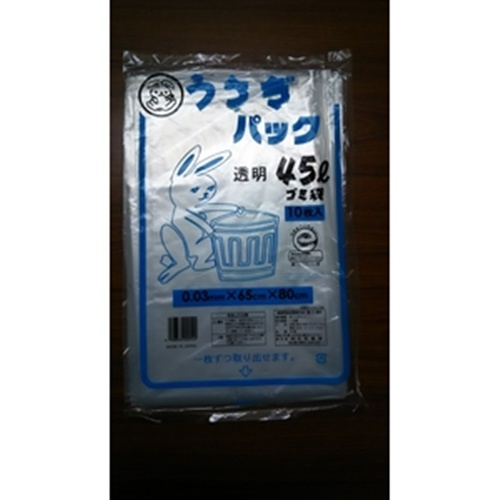 光和 透明ゴミ袋４５Ｌ１０枚入  【購入入数１個】