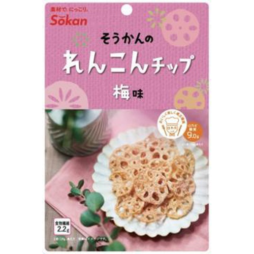 壮関 そうかんのれんこんチップ梅味 １８ｇ □お取り寄せ品 【購入入数１２０個】