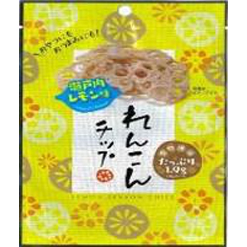 壮関 れんこんチップ 瀬戸内レモン味１８ｇ □お取り寄せ品 【購入入数１２０個】