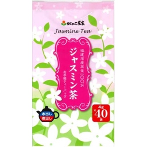 がんこ茶家 徳用ジャスミン茶ＴＢ４ｇ×４０Ｐ 【今月の特売 嗜好飲料】 【購入入数２４個】