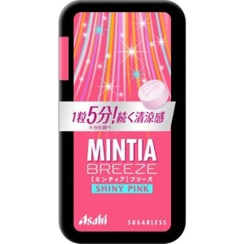 アサヒグループ食品 ミンティアブリーズ シャイニーピンク３０粒 【今月の特売 菓子】 △ 【購入入数８個】