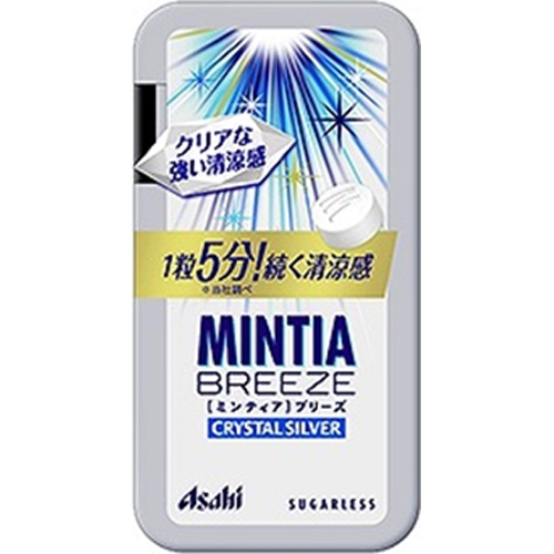 アサヒグループ食品 ミンティアブリーズ クリスタルシルバー 【今月の特売 菓子】 □お取り寄せ品 【購入入数９６個】