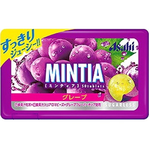 アサヒグループ食品 ミンティア グレープ５０粒 【今月の特売 菓子】 △ 【購入入数１０個】