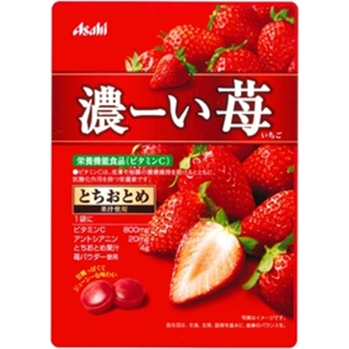 アサヒグループ食品 濃ーい苺 ８４ｇ △ 【購入入数６個】