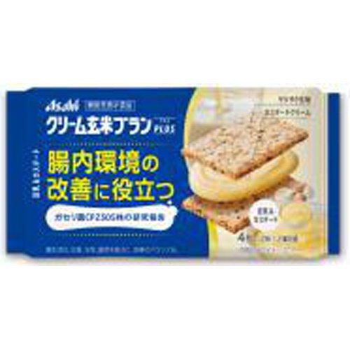 アサヒグループ食品 クリーム玄米ブランプラス豆乳＆カスタード △ 【購入入数６個】