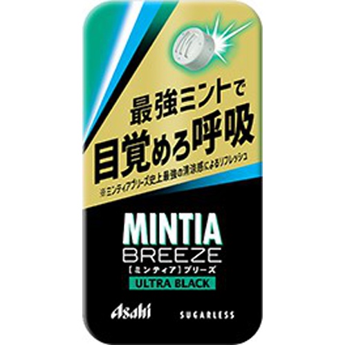 アサヒグループ食品 ミンティアブリーズウルトラブラック３０粒 □お取り寄せ品 【購入入数９６個】