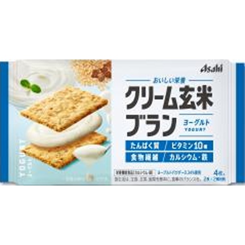 アサヒグループ食品 クリーム玄米ブラン ヨーグルト７２ｇ 【今月の特売 その他加工食品】 【購入入数６個】