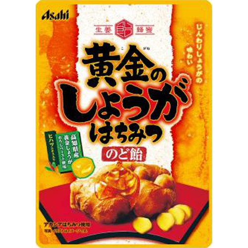 アサヒグループ食品 黄金のしょうがはちみつのど飴 ８０ｇ □お取り寄せ品 【購入入数４８個】