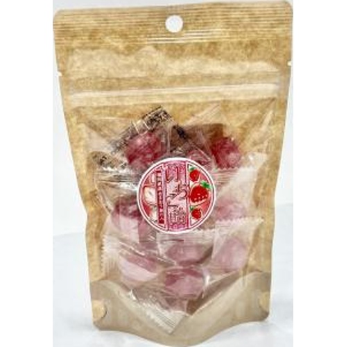 ★金太郎飴 日本のくだもの＿いちご飴 １５粒 □お取り寄せ品 【購入入数３０個】