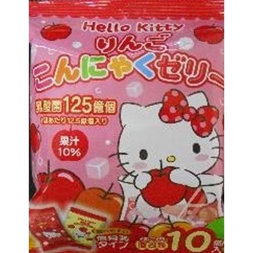 ヨコオ ハローキティ りんごこんにゃくゼリー１０個 □お取り寄せ品 【購入入数１２個】